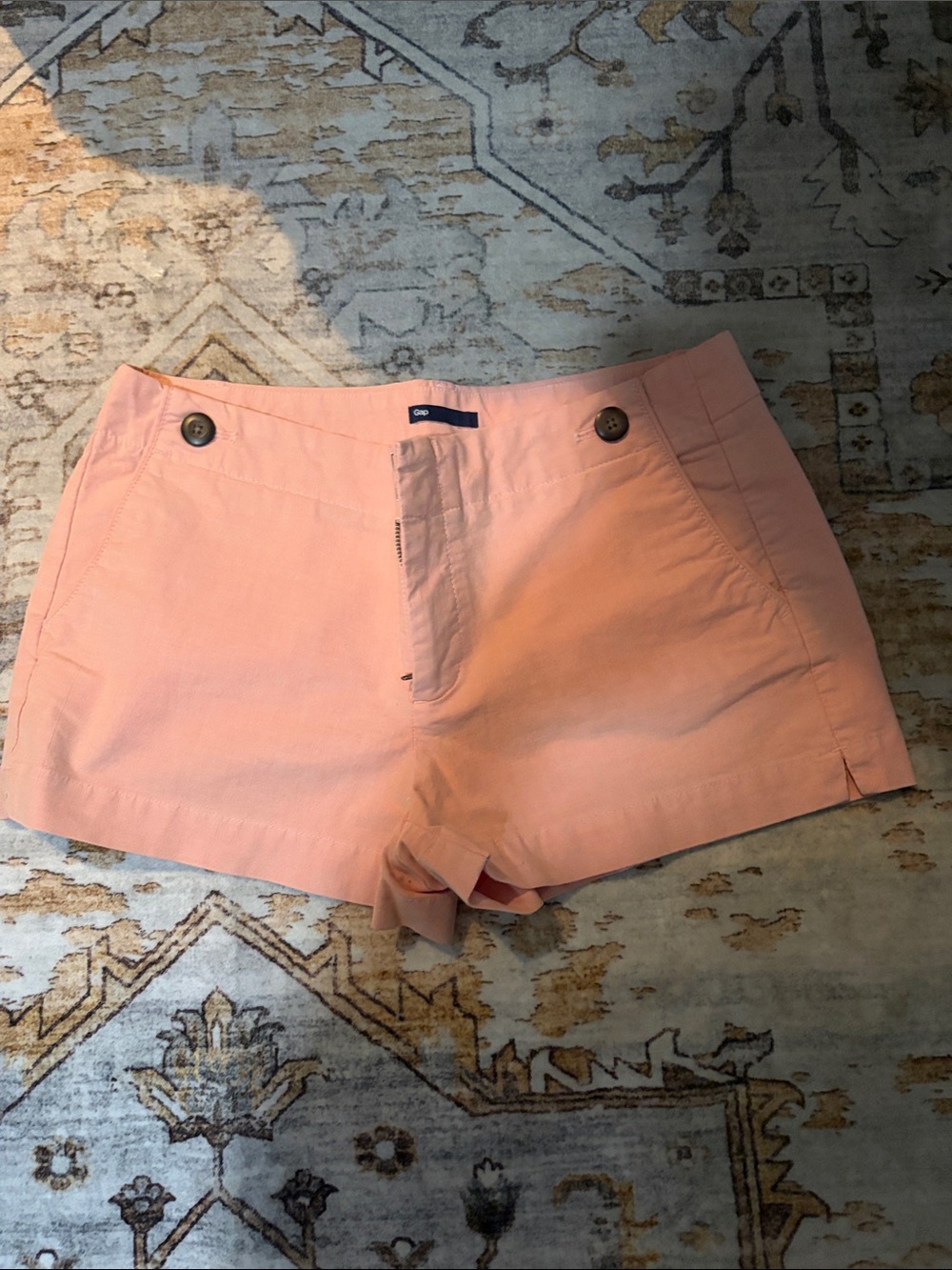 GAP Salmon Pink Casual Cotton Jean Shorts